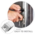 thumbnail image 3 of KONTONTY 4 Pcs Deadbolt Plate Stainless Steel Door Lock Maintenance Plate for Commercial Use, 3 of 8