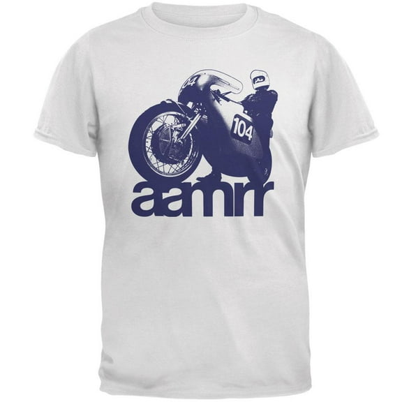 AAMRR is Road Racing Vintage Mens T Shirt White MD