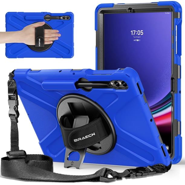 Funda para Tablet BRAECNstock para Samsung Galaxy Tab 12.4" Azul