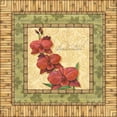 thumbnail image 2 of Charlene Audrey 15x15 White Modern Wood Framed Wall Art Titled - Bright Orchids III, 2 of 5