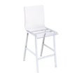 thumbnail image 1 of Bowery Hill Tabouret de Bar en Acrylique et Chrome (Lot de 2), 1 of 1