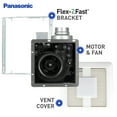 thumbnail image 6 of Panasonic FV-0511VKL2 WhisperGreen Select Fan/Light Combination, Customizable Fan, Speed Selector 50-80-110 CFM, 6 of 7