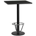 thumbnail image 1 of Flash Furniture Table de Pub Carrée en Stratifié de 30 Po en Noir, 1 of 4