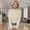 Beige, variant on Women Autumn Pullover Elegant Long Sleeved Solid Color Autumn and Winter Warm Sweater Womens Petite Tops Walkaway Sweatshirt Womens Cold Weather Sweaters Star Sweatshirt Sweeter Man
