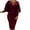 Wine, variant on Summer Dresses for Women Casual Slim Fit Solid Color Deep V-Neck Party Dress Long Sleeve Hollow Out Semi Formal Dress