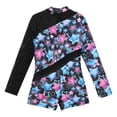 thumbnail image 5 of inhzoy Kids Long Sleeve Gymnastics Leotard for Girls Ballet Dancewear Polka Dot Starry 6, 5 of 8