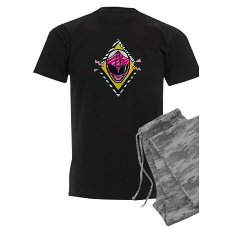 

CafePress - Mighty Morphin Power Rangers Pink R - Men s Dark Pajamas