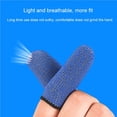 thumbnail image 4 of Tholdsy 2 Pieces Gaming Sweat Proof Cover Controller Sensitive Game Non-Scratch Finger Gloves Breathable Sleeve for Gamer Type1 NO1, 4 of 6