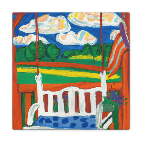 Summer On The Porch - Canvas