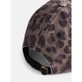 thumbnail image 3 of Scenario Women's Twill Baseball Hat, Dark Ombre Leopard, 3 of 3