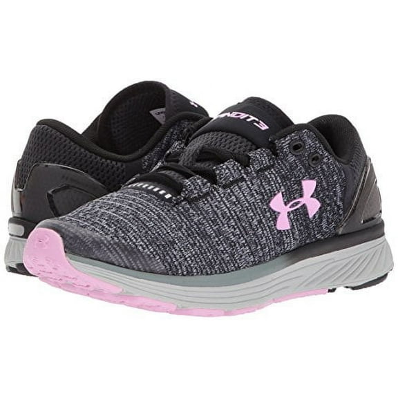 Under Armour Girls' Grade School Charged Bandit 3 Athletic Shoe Black (002)/G...