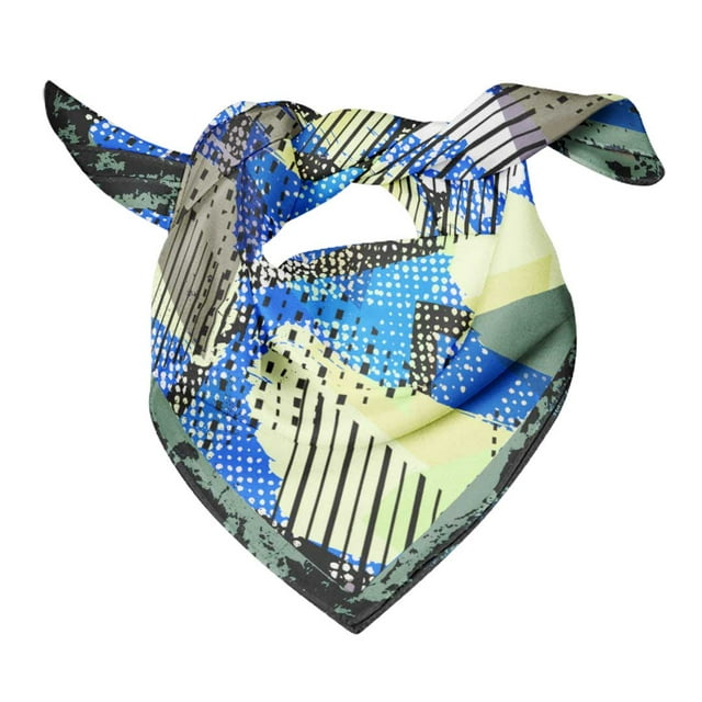Bimba Womens Rectangular Printed Cotton Voile Scarf Neck Head Wrap-40 x 40 Inches