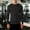 #375-Black, variant on Men's Solid Color Long Sleeve Round Neck Tight Fit Base Layer Top Mesh Breathable Stretchy Fitness Cycling Shirt White Gifts for Father 1X
