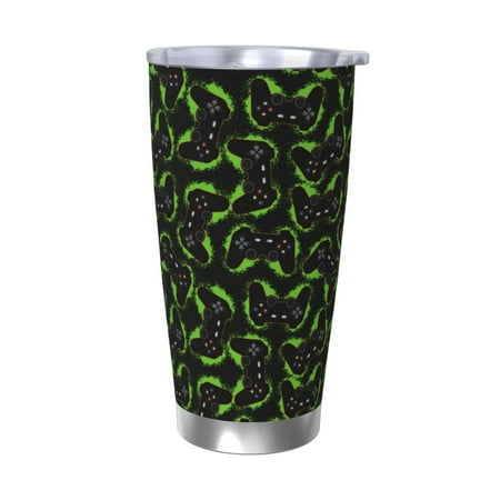 

Goofa Cool Gamepad for 20 oz Skinny Tumbler Stainless Steel Coffee Mug Slim Vacuum Insulated Travel Cup Car Cup-Without Straw
