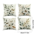 thumbnail image 4 of Spring Summer Pillow Covers 18x18 Set of 4, Outdoor Floral Daisy Decorative Yellow Throw Pillow Covers, You are My Sunshine Farmhouse Cushion Case for Couch Sofa Indoor Home Decor(No Insert), 4 of 6