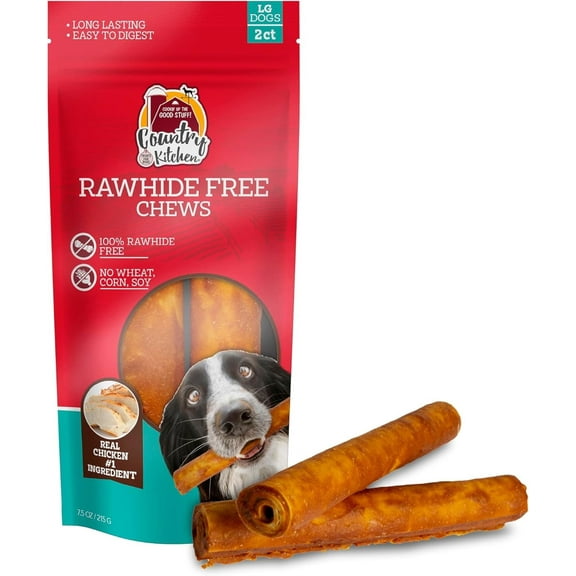 Country Kitchen Chicken NoHide Stick Dog Treat: 2ct (7.6oz 215g)