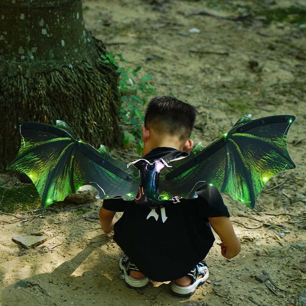 Alas de dinosaurio Juguete Diseño creativo Alas brillantes Alas luminosas para niños niñas