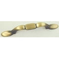 thumbnail image 2 of Ultra Hardware 59565 3 Inches Center to Center Traditions High Density Zinc Spoon Foot Pull Handle Antique Brass, 2 of 2