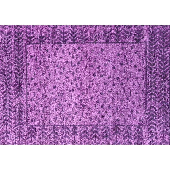 Ahgly Company Indoor Rectangle Abstract Pink Modern Area Rugs, 5' x 7'