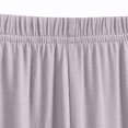 thumbnail image 4 of Inleife Women's Summer Elastic Waist Thin Quarter Shorts Color Thin Style Casual Pajamas Loose Size Home Pants, 4 of 6