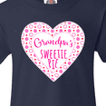 thumbnail image 4 of Inktastic Grandpa's Sweetie Pie with Pink Hearts Youth T-Shirt, 4 of 5