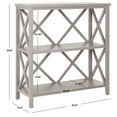 thumbnail image 4 of SAFAVIEH Liam 2-Tier Open Bookcase Grey, 4 of 5