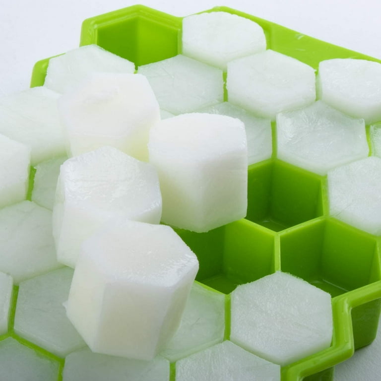 Flexible Silicon Ice Cube Trays Maker Mold (37 Ice Cubes
