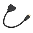 thumbnail image 3 of Divisor de interfaz multimedia HD 1 en 2 salida macho a doble hembra Cable adaptador de interfaz multimedia HD, 3 of 8