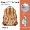 thumbnail image 5 of Hedgehog Apple Mushroom Backpack for School,Cute School Bag,Schoolbag with Adjustable Shoulder Straps & Padded Back,15.3"x11"x7.1".﻿, 5 of 6