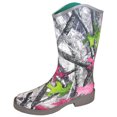 thumbnail image 1 of Bota de goma con punta cuadrada de camuflaje gris de 10 "para mujer - Talla EE. UU.: 9 Smoky Mountain Boots 6731-9M, 1 of 1