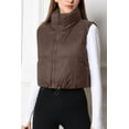thumbnail image 5 of Puffer Vest Women Cropped Sleeveless Warm Lightweight Outerwear Winter Fall Jacket Coats Clothes Outfits Fashion 2023, 5 of 6