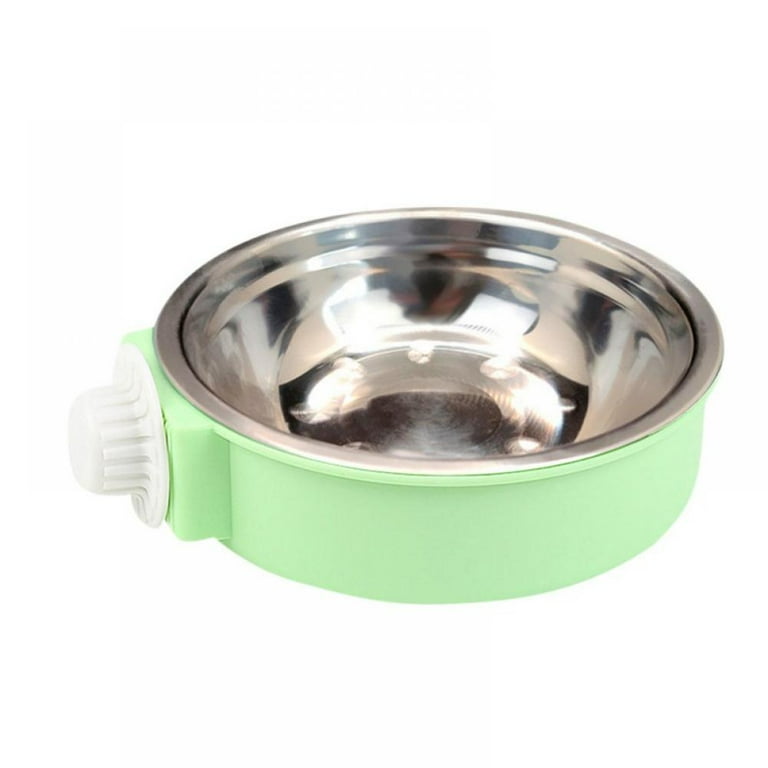 Dog Bowl, Stainless Steel Removable Hanging Food Water Bowl For