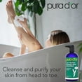 thumbnail image 2 of PURA D'OR 3-in-1 Tea Tree Shampoo, Body & Foot Wash, Shampoo - Total Body Care, 16 Fl Oz, 2 of 5