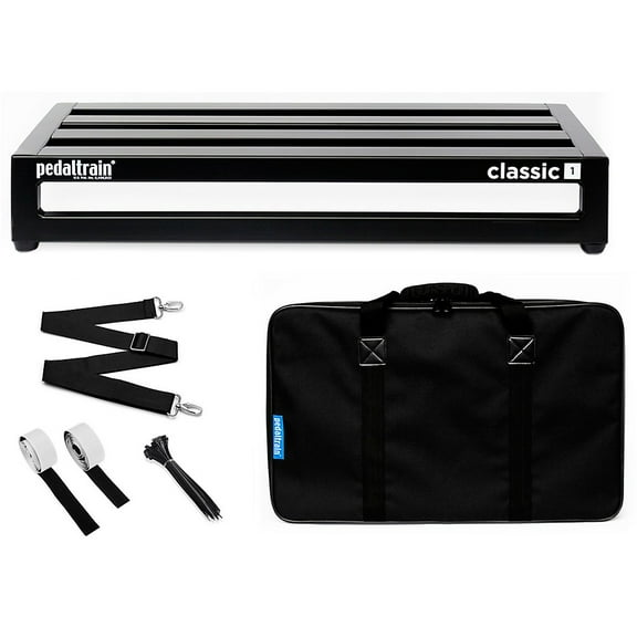 Pedaltrain Classic 1 Pedal Board with Deluxe MX Soft Case