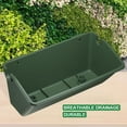 thumbnail image 4 of Wall-Mounted Plastic Planting Box ertical Three-Dimensional Flower Pot For Outdoor Garden Plants Supplies, 4 of 8
