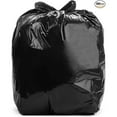 thumbnail image 2 of 55-60 Gallon 2.0 MIL (eq) Black Heavy Duty Trash Can Liners - 38" x 58" - Pack of 100 - For Contractor, Industrial, Commercial, 2 of 6