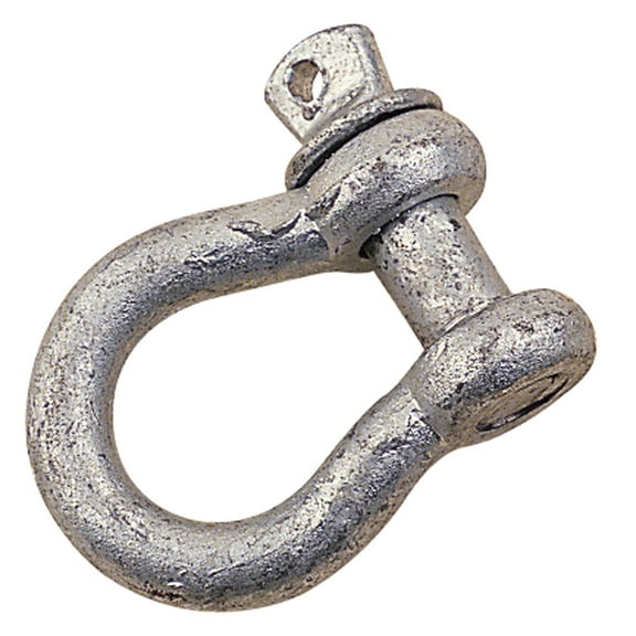 Sea-Dog 147806-1 Screw Pin Anchor Shackle, Galvanized - 1/4"