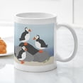 thumbnail image 5 of CafePress - Puffin 11 Oz Ceramic Mug Mugs - 11 oz Ceramic Mug - Novelty Coffee Tea Cup, 5 of 6
