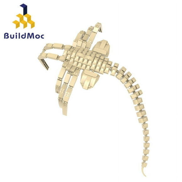 Yi-shaped monster holding face bug building block toy ornament compatible with Lego building toys