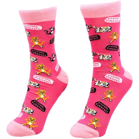 

Crazy Cat Lady - S/M Unisex Cotton Blend Sock