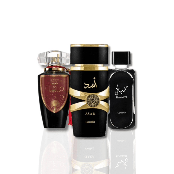 Lattafa Mohra, Asad & Hayaati EDP- 100Ml (3.4Oz) Luxury Collection Perfumes