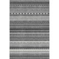 thumbnail image 2 of Addison Rugs Mayfield Premium Machine Washable Transitional Stripes Gray Rectangle Rug, 9' x 12', 2 of 6