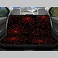 thumbnail image 5 of Qpednta Halloween Spider Web Automobile Seat Cover Sets Front Seat Protector Carseat Rear Split Bench Cover Universal Car Seat Cover Vehicle Seat Cover 4pcs Easy to Install, 5 of 7