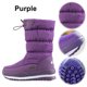 thumbnail image 5 of Zapatos Invierno Botas Nieve Mujeres Forrado Piel Al Media Pantorrilla, 5 of 9