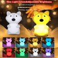 thumbnail image 2 of Night Light for Kids Bedroom LED 9 ColorsBirthday New Year Holiday Christmas Gift (Remote Control + Touch Dimm), 2 of 4