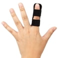 thumbnail image 3 of Sulace Finger Fixation Splint Fracture Finger Sleeve Joint Dislocation Recovery Brace (black,ring finger 1pcs), 3 of 4
