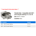 thumbnail image 2 of Throttle Body - Compatible with 2007 - 2010 Chrysler Sebring 2.7L 3.5L V6 2008 2009, 2 of 2
