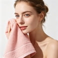 thumbnail image 6 of FastXmas Cotton Wash Cloths,Soft & Skin Friendly Face Towel for Sensitive Skin,27.5 x 13 inch Washcloths Reusable Washable Makeup Remover Cloth, Facial Cleaning Cloth for Men and Women, 6 of 7