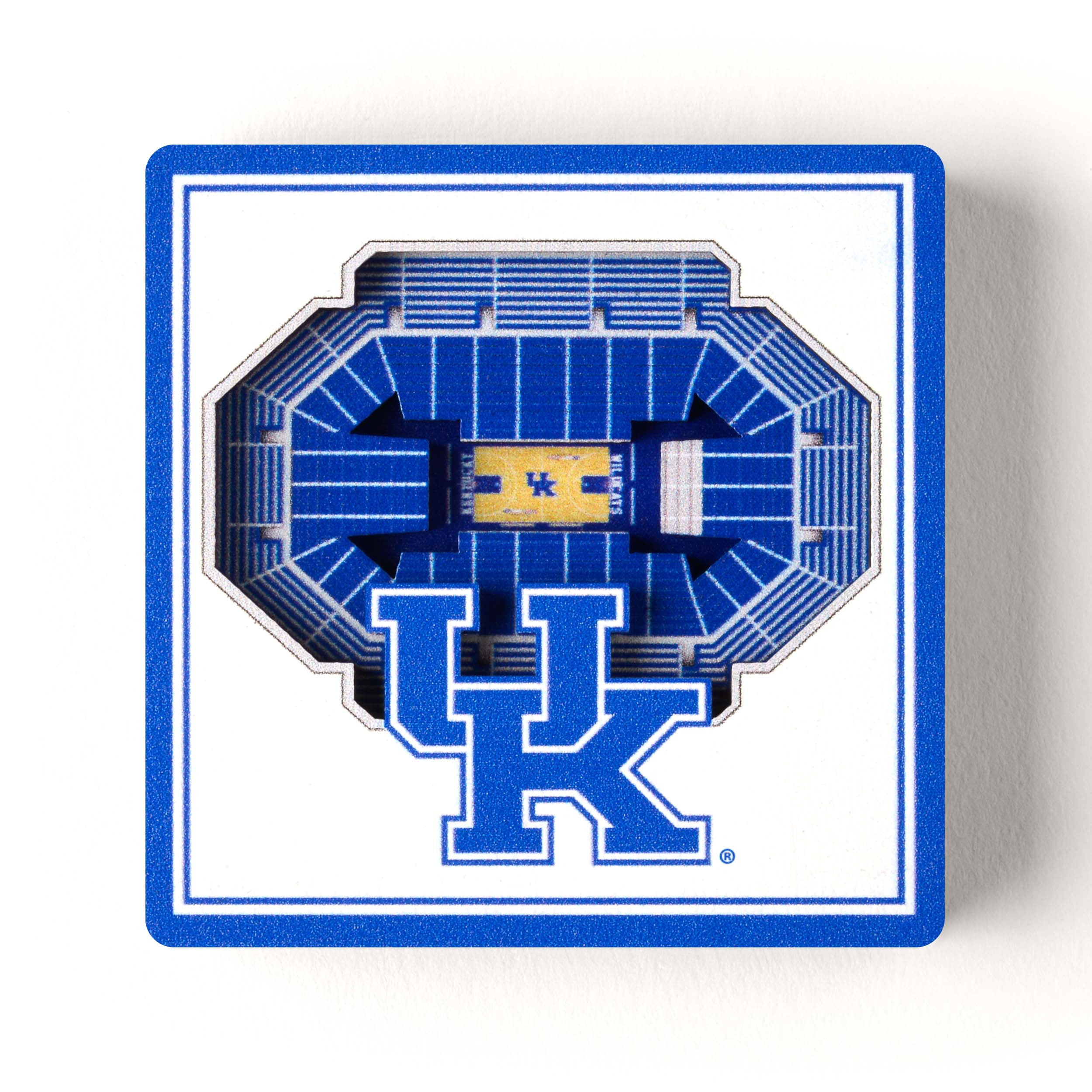 YouTheFan NCAA Kentucky Wildcats 3D StadiumView Magnet