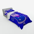 thumbnail image 3 of Ambesonne Christmas Bedding Set 4 Pcs, Santa and Yellow Bird, Queen, Ivory Orange, 3 of 3